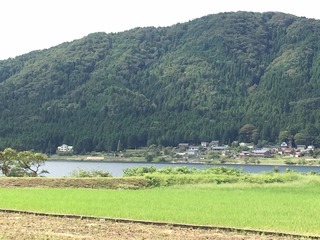 ALIZEで余呉湖一周