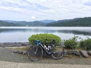 ALIZEで余呉湖一周